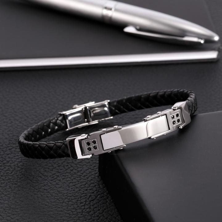 Produktbild Morellato Moody Armband (22 cm, Edelstahl, Leder)