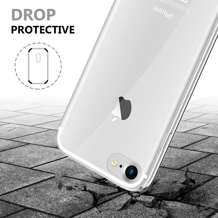 Produktbild Cadorabo TPU 360 Grad Case Cover (Apple iPhone 7, Apple iPhone SE (2nd Gen))