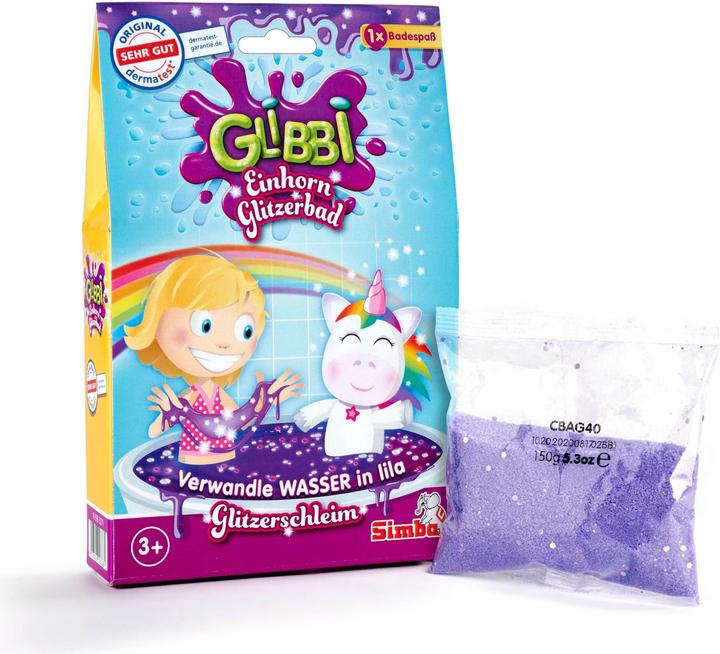 Actual product image Simba Glibbi Unicorn Glitter Bath