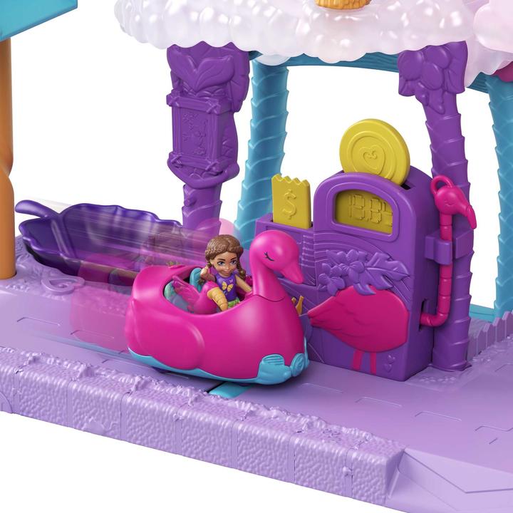 Produktbild Polly Pocket Pollyville Flamingo-Spass Autowaschanlage