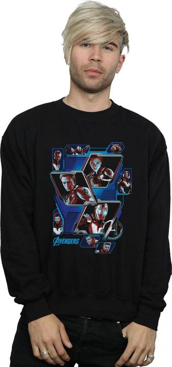 Actual product image Mens Avengers Endgame Hero Panels Cotton Sweatshirt (S)