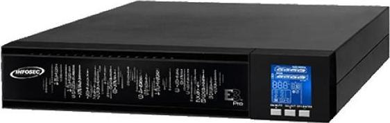Produktbild Infosec Onduleur E3 PRO RT 2000 VA (2 VA, 1800 W, Online-Doppelwandler USV)