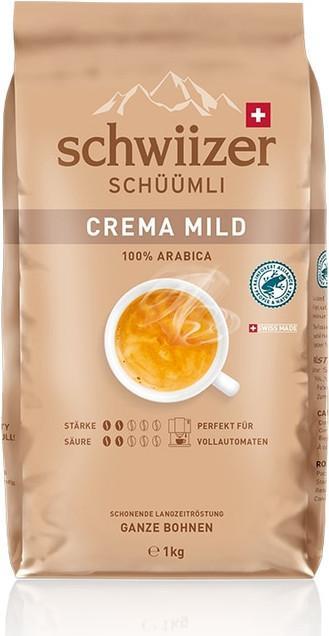 Actual product image Schwiizer Schüümli Crema Mild (1000 g, Light roast)