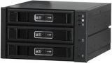 Immagine prodotto Joujye JJ-N-36TM Armadio SATA-SAS I II III 8,6cm x 14,6cm per 3XHDD 6,4cm-8,9cm 2,5inch-3,5" Nero