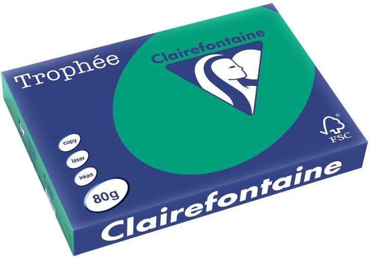 Produktbild Clairalfa Multifunktionspapier Troph‚e, A3, tannengrn (80 g/m², 500 x, A3)