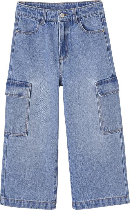 Vertbaudet Weite Mädchen Cargo-Jeans