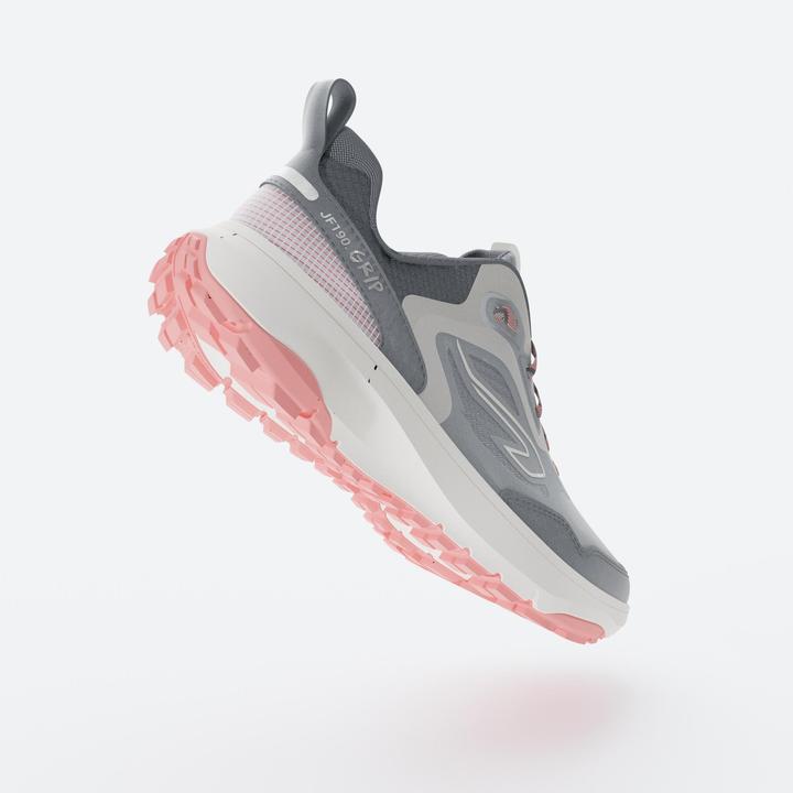 Actual product image Kalenji Trailrunningschuhe Damen - JogFlow 190 Grip dunkelgrau/pink (36)