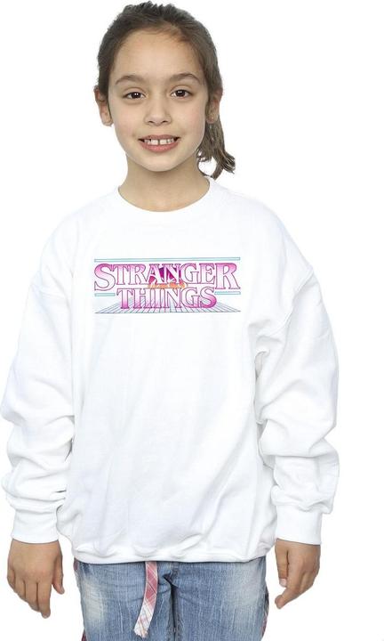 Image du produit Netflix - Sweat STRANGER THINGS RETRO TITLE - Fille (140, 146)