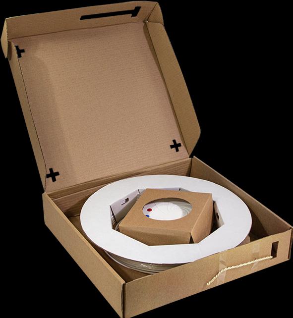 Immagine prodotto LogiLink Scatola di giunzione FTTH, 4x SC/APC, 40 m di cavo di posa, whiteá (Scatola di giunzione)