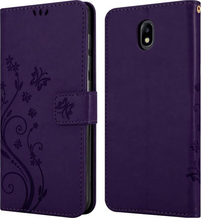 Image du produit Cadorabo Couverture du livre de fleurs (Samsung Galaxy J7 2018)