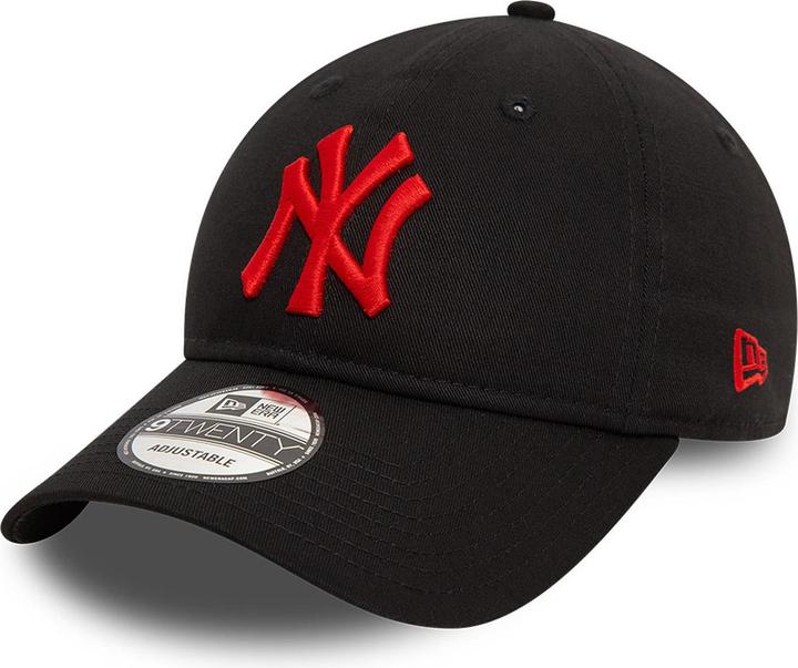 New Era 9Twenty Casual Cap - New York Yankees Schwarz / Rot (One Size)