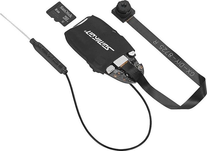 Produktbild Somikon 2er-Set WLAN-Full-HD-Micro-Einbau-Kamera