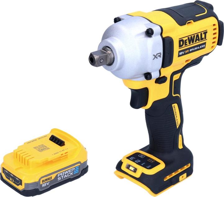 Immagine prodotto DeWalt DCF 892 N Avvitatore a impulsi a batteria 18 V 812 Nm 1/2" brushless + 1x batteria Powerstack 1,7 (Batteria ricaricabile)