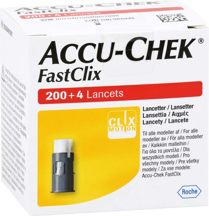 Produktbild Roche ACCU-CHEK Fastclix Lanzetten, 204 St. Zubehör (Lanzette)