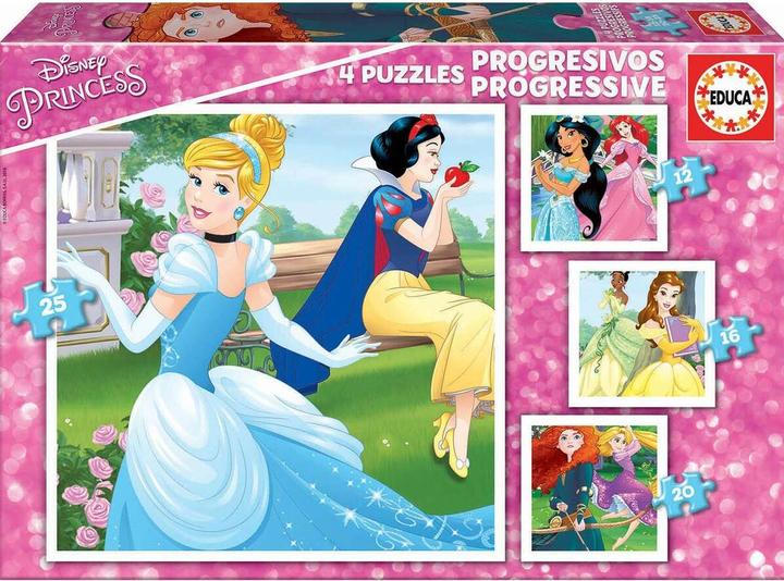 Actual product image Educa Disney Princess in Puzzle (12 pieces)