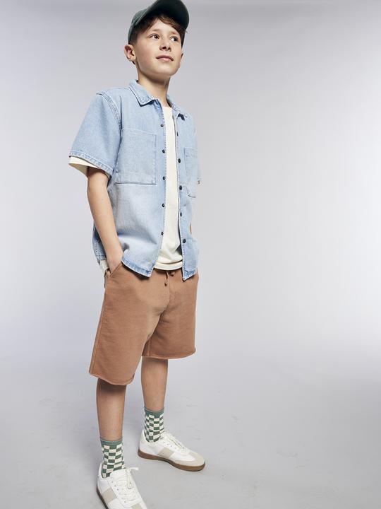 Produktbild Jonen Jungen Kurzarm-Hemd aus Light-Denim (128)