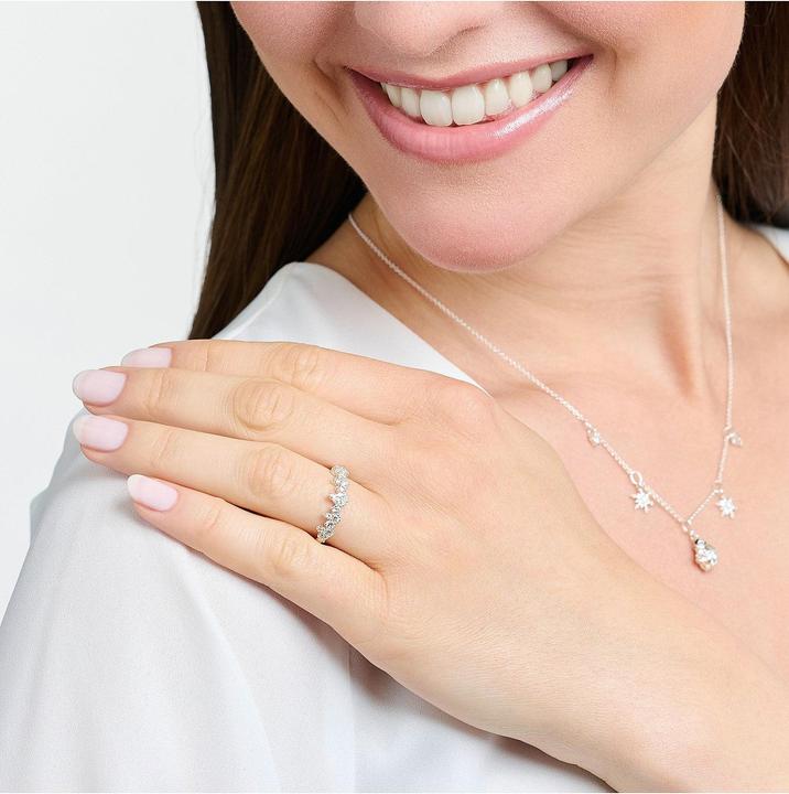 Image du produit Thomas Sabo Bague cristaux de glace argent (52, Argent 925)