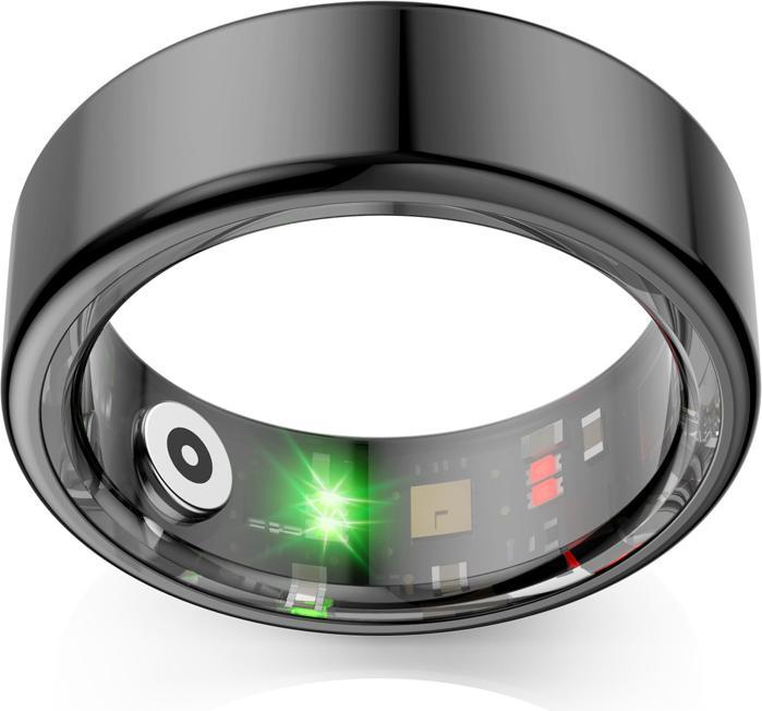 Immagine prodotto Maxlife anello intelligente MXSR-100 nero taglia 9 (9, Nero)