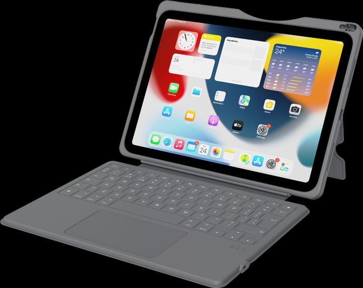 Produktbild Deqster Rugged Touch PLUS Keyboard iPad 10.9", Bluetooth, Deutsches Layout (QWERTZ) (DE, IPad 10.9")