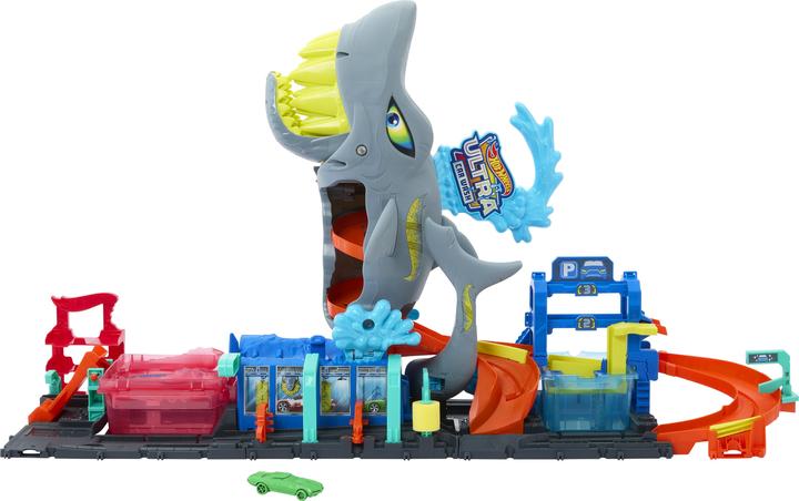 Produktbild Hot Wheels City Ultimative Hai Auto-Waschanlage