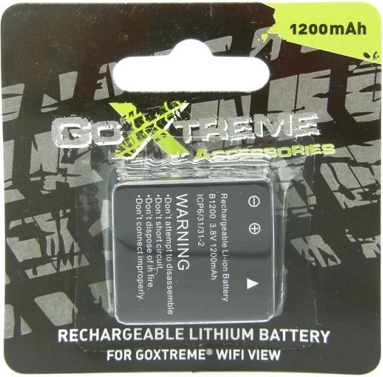 Actual product image Goxtreme 1200mAh Li-ion battery for action cameras