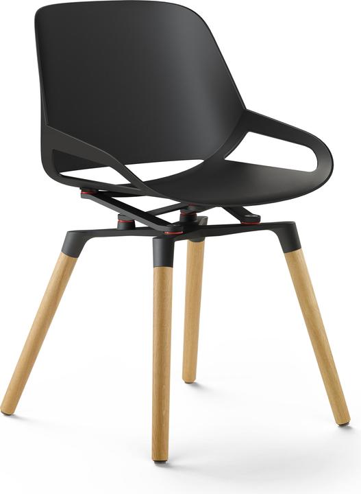 Produktbild Aeris Numo Chair, black seat and oak legs