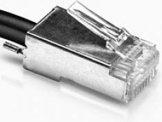 Actual product image Ubiquiti TC-GND-connector STP RJ45, Cat6, 8p8c, wire, pleated, AWG24 (Network cable)