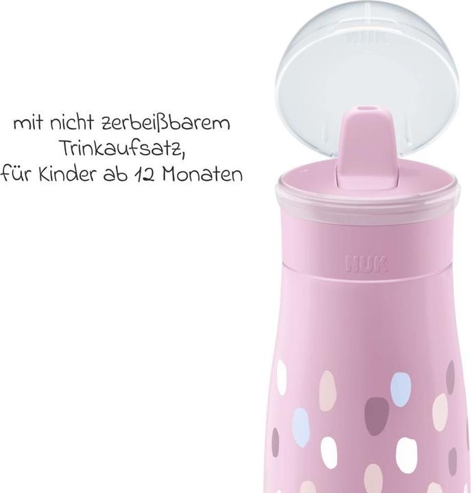 Image du produit NUK Biberons et tétines Mini-Me Flip Cup - avec couvercle résistant aux morsures (0.45 l)