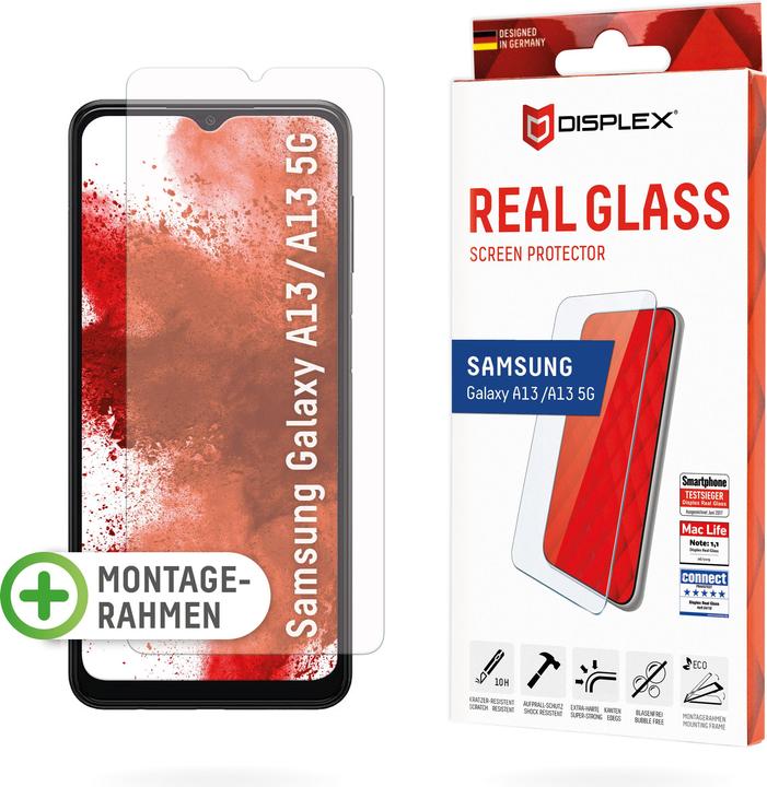 Actual product image Displex Real Glass, 2D Panzerglas (1 Piece, Samsung Galaxy A13 5G)