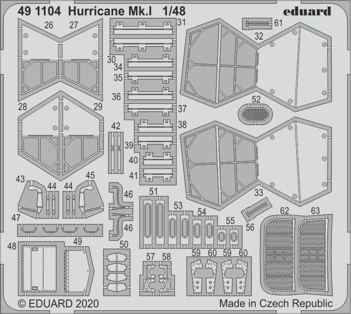 Immagine prodotto Eduard Hurricane Mk.I per Airfix