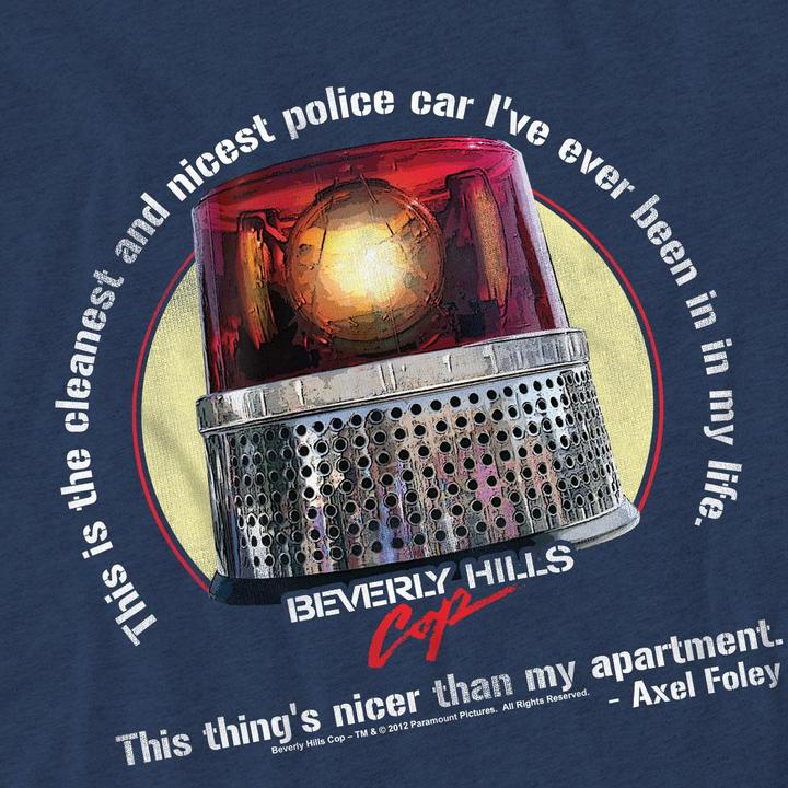 Produktbild Beverly Hills Cop Nicest Police Car TShirt (3XL)