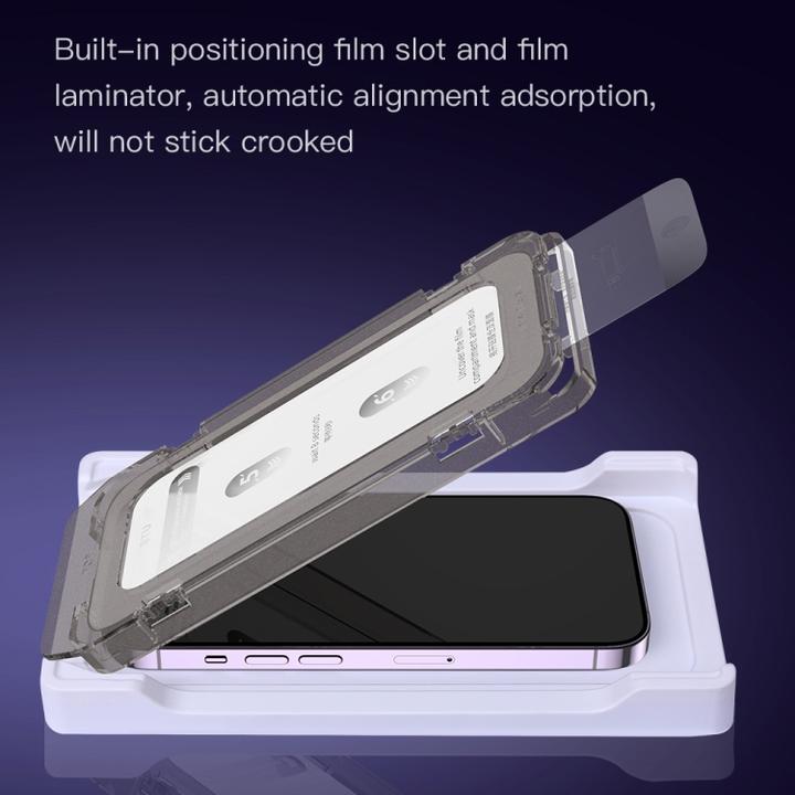 Immagine prodotto Totu Design Proteggi schermo iPhone 14 Pro in vetro antiproiettile con schermo privacy (1 Pezzo/i, Apple iPhone 14 Pro)