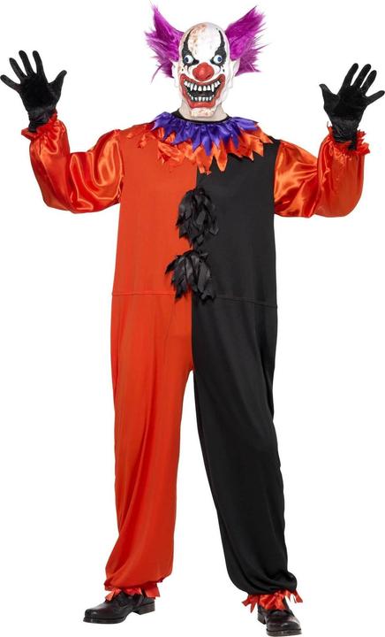 Actual product image Smiffys Mens Cirque Sinister Scary Bo Bo The Clown Costume Set (XL)