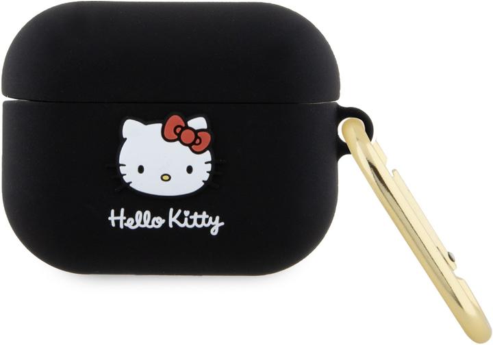 Produktbild Hello Kitty HKAP3DKHSK Airpods Pro cover czarny/black Silicone 3D Kitty Head (Kopfhörer Hülle)