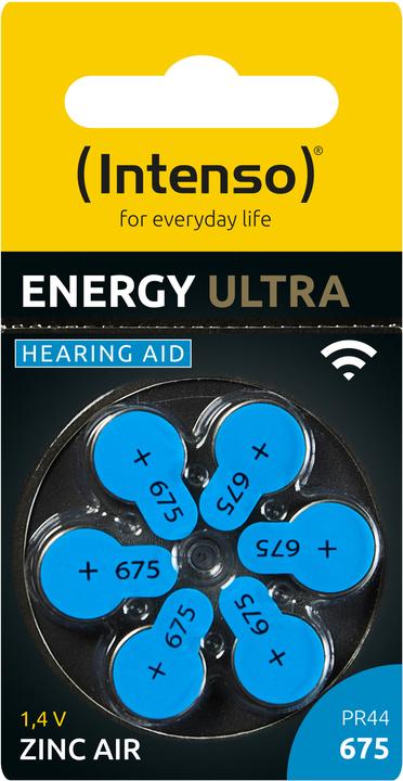 Actual product image Intenso Energy Ultra (6 pcs., PR44, 540 mAh)