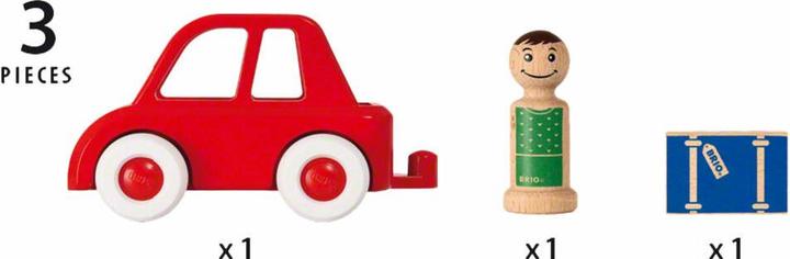 Actual product image Brio Toy My Home Town Red Town Car