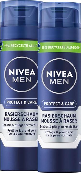 NIVEA Men Protect & Care Rasierschaum DUO (400 ml)