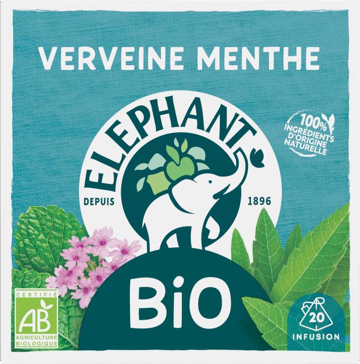 Actual product image Elephant BIO Infusion Verveine Menthe (26 g)