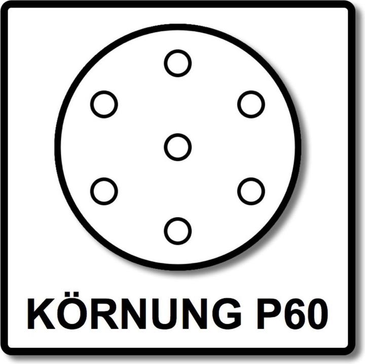 Image du produit Festool STF D150/48 Abrasifs Granat P60, 150mm, pour RO 150, ES 150, ETS 150, ETS EC 150, LEX 150 (P60)