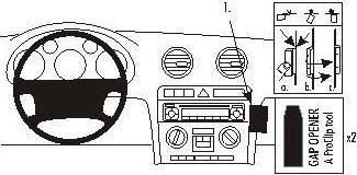 Immagine prodotto Brodit 853439 Supporto per auto Audi A3