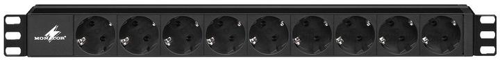 Actual product image Monacor Rack power strip RCS-92/S (9 x, CEE 7/3, 2 m)