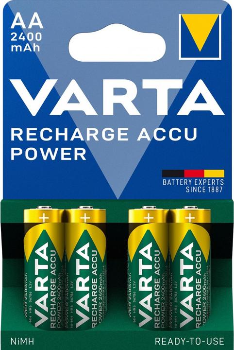Image du produit Varta Batterie rechargeable (4 pcs, AA, 2400 mAh)