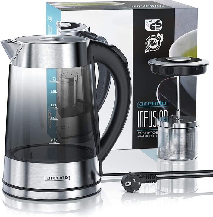 Produktbild Arendo Wasserkocher mit Teesieb (1.70 l)