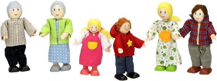 Immagine prodotto Hape Famiglia di bambole colore della pelle chiara