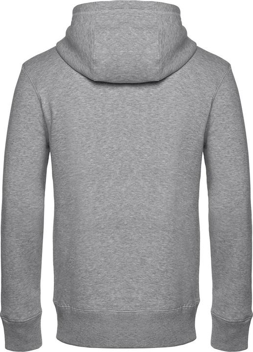 Actual product image B&C King hoodie with full-length zip (M)