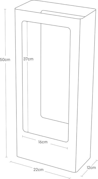 Actual product image Yamazaki Tower (12 x 50 cm)