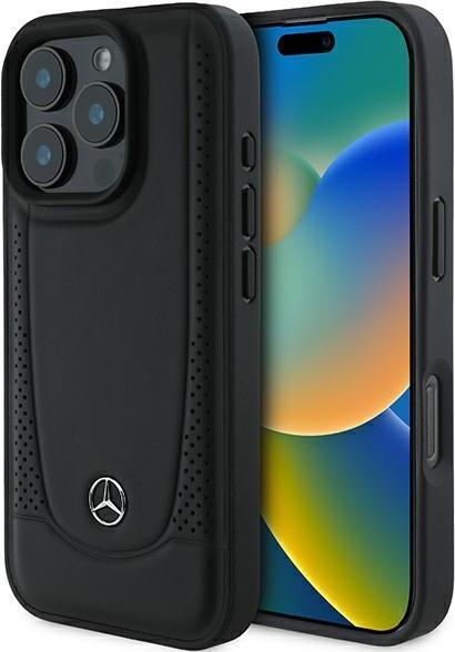 Actual product image Mercedes MEHCP16XARMBK iPhone 16 Pro Max 6.9" czarny/black hardcase Leather Urban (Apple iPhone 16 Pro Max)