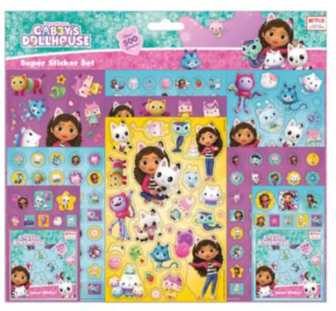 Image du produit Gabby's Dollhouse Super set d'autocollants
