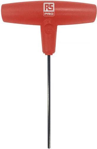 Rs Pro T-Handle Hexagon Key, 3mm