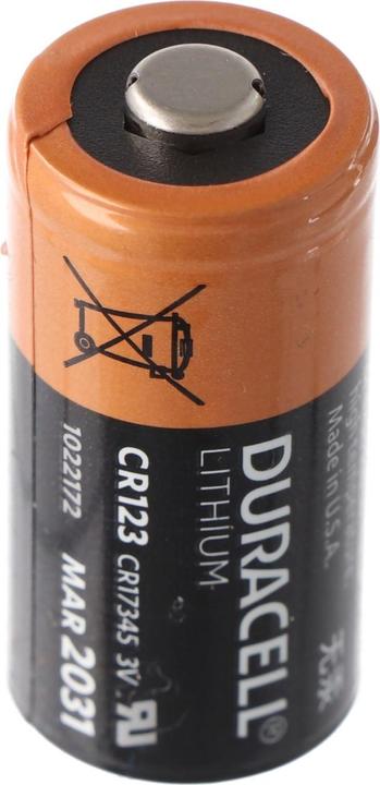 Actual product image Duracell Lithium (1 pcs., CR123A, 1400 mAh)